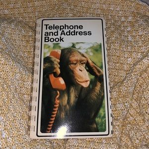 Vintage Telephone & Address Book 1976 never written in